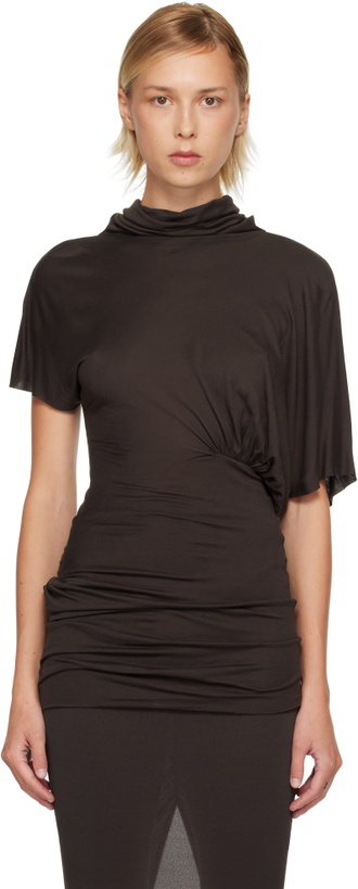 Photo: Rick Owens Lilies Brown Concordians Lilith T-shirt
