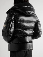 Moncler - Maya 70 Logo-Appliquéd Quilted Shell Hooded Down Jacket - Black