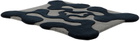Mush Studios SSENSE Exclusive Blue & Black Small Oops Rug