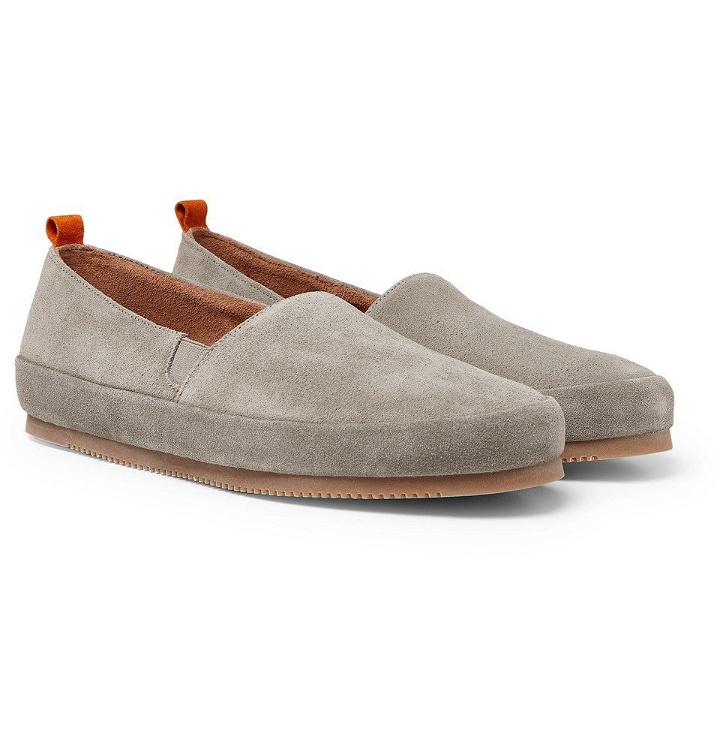 Photo: Mulo - Suede Loafers - Gray