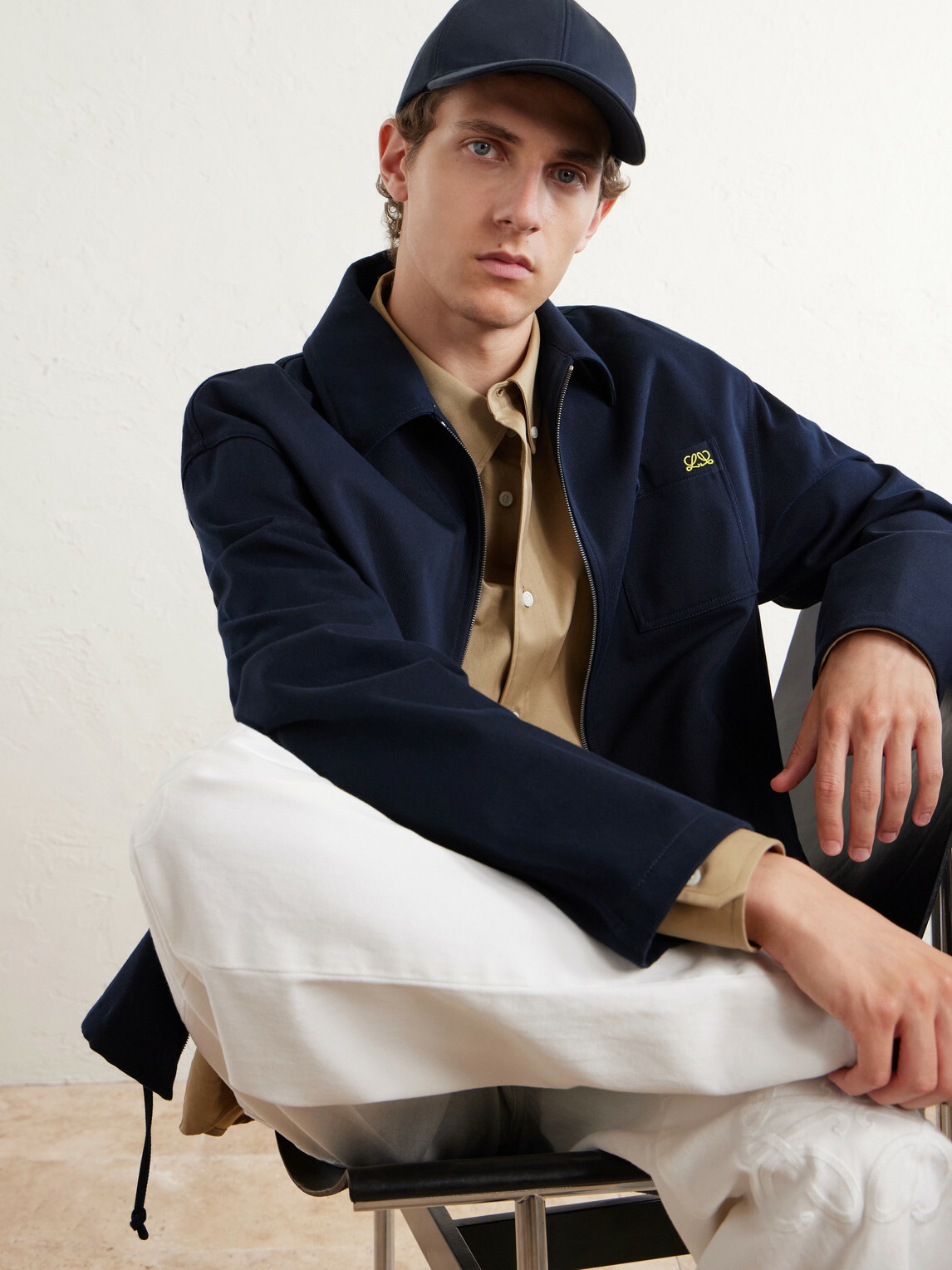 LOEWE - Logo-Appliquéd Cotton Baseball Cap - Blue