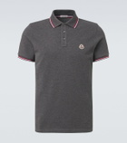 Moncler Logo cotton piqué polo shirt