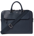 Dunhill - Belgrave Full-Grain Leather Briefcase - Blue