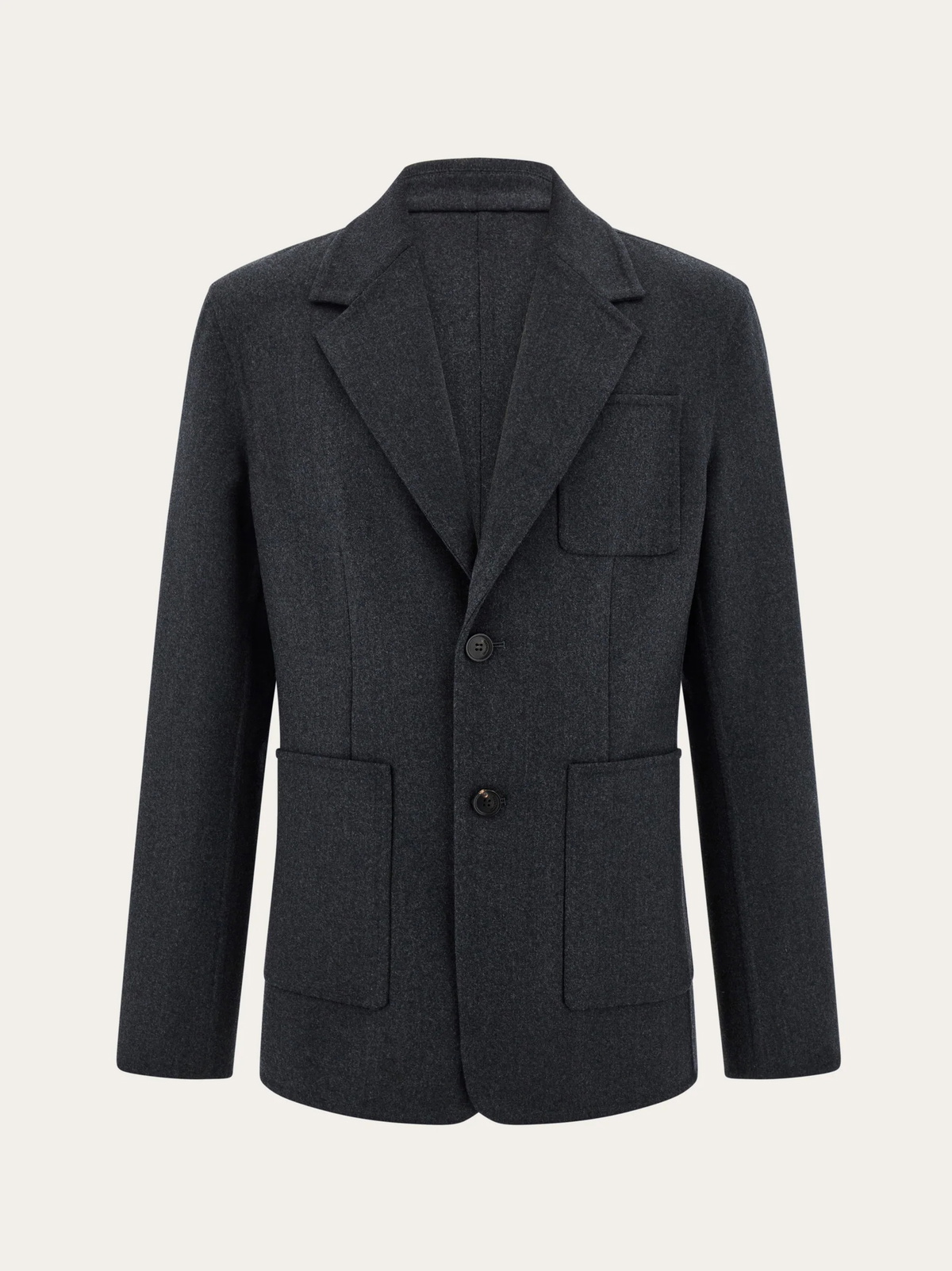 Ferragamo Mens Single breasted blazer in Grey