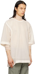 Cornerstone Off-White Semi-Sheer T-Shirt