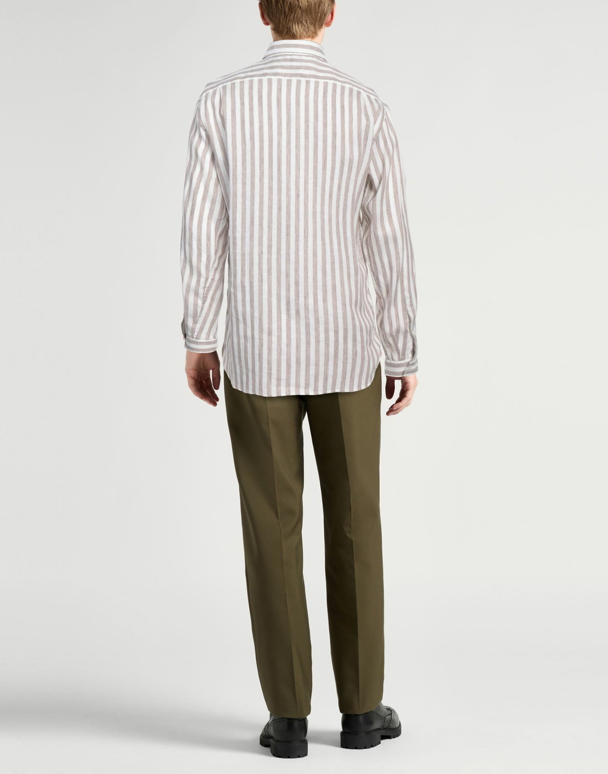 Lardini Mens Shirt in Brown