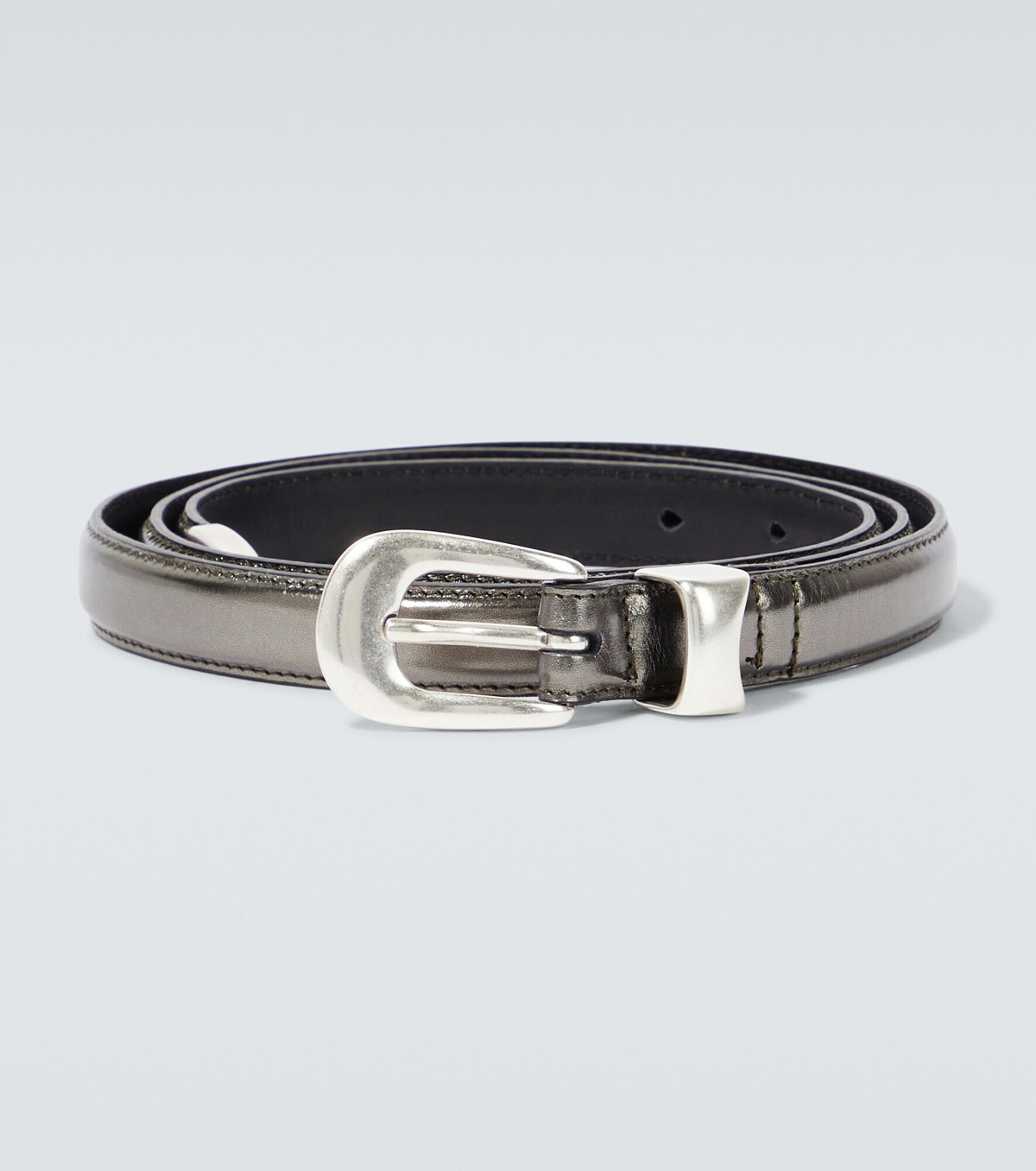 Our Legacy - Metallic leather belt