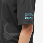 Nike Men's ISPA T-Shirt in Black/Blue/Grey