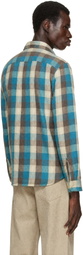 RRL Blue & White Check Shirt