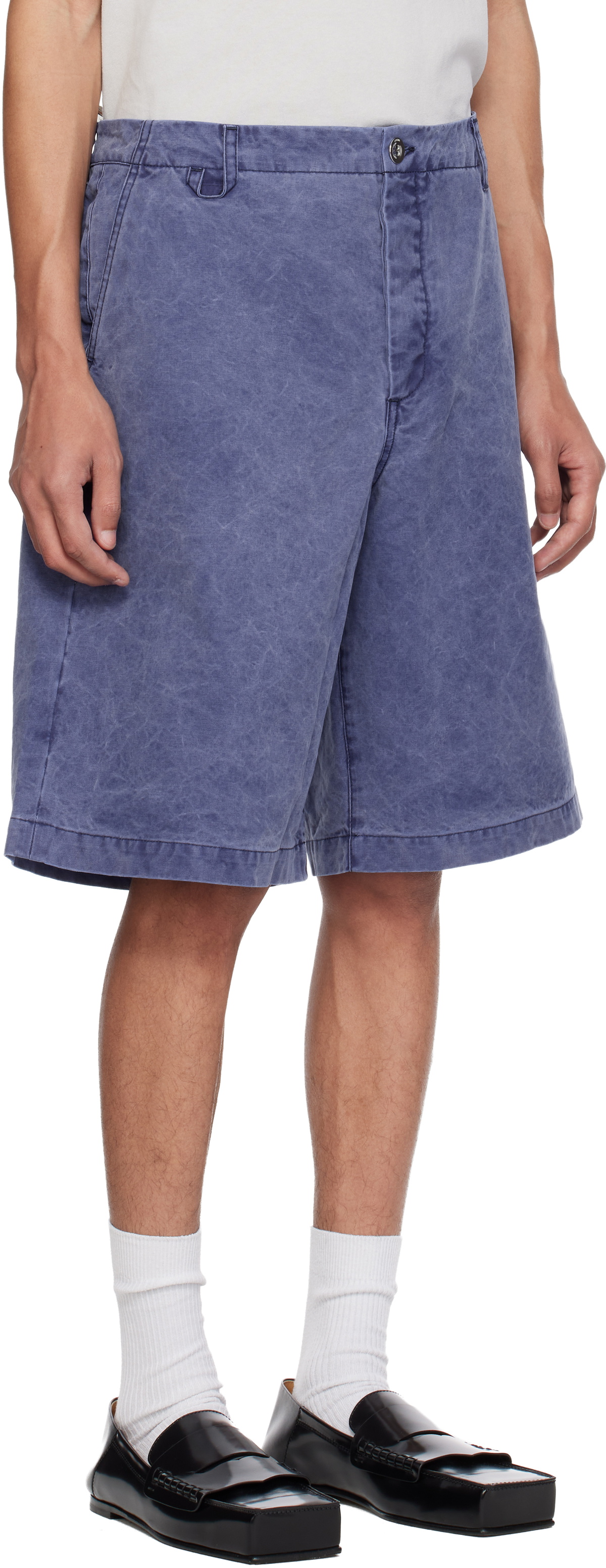 JACQUEMUS Navy 'The Pastro de-Nïmes' Shorts