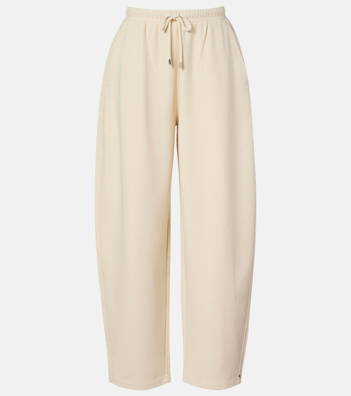 Sportmax Cotton-blend jersey wide-leg sweatpants