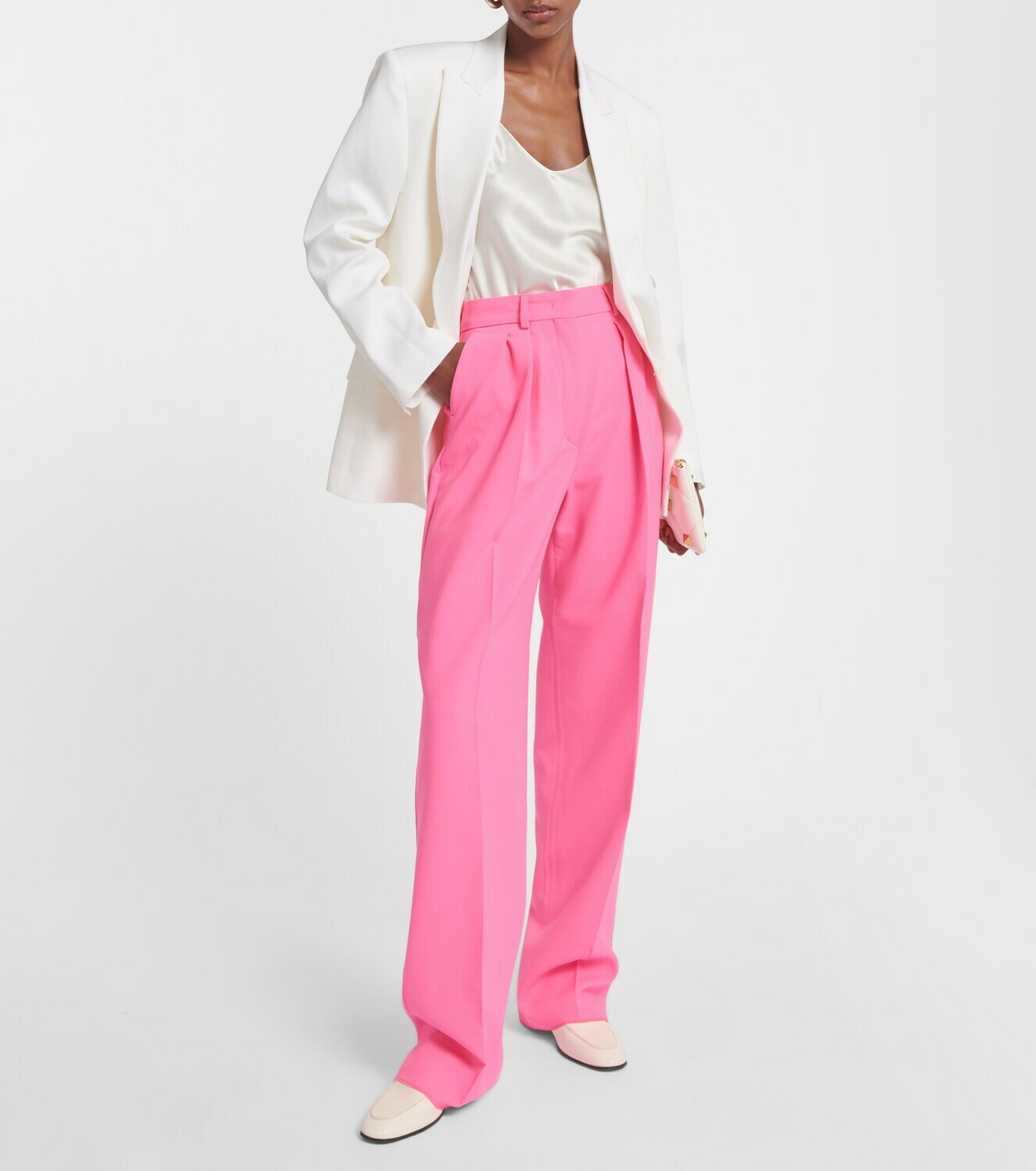 パンツ SPORTMAX 'Tibet' pants Sportmax Tibet high-rise wide-leg pants Sportmax