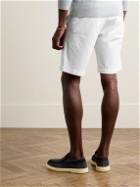 Massimo Alba - Vela Straight-Leg Stretch-Cotton Poplin Bermuda Shorts - White