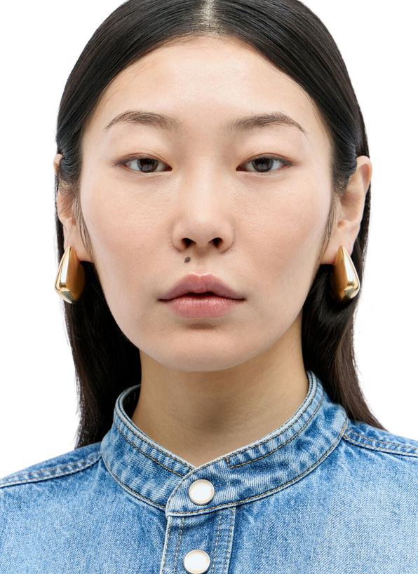 Photo: Bottega Veneta Small Fin Earrings
