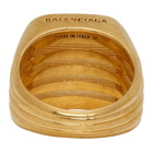 Balenciaga Gold Bone Ring