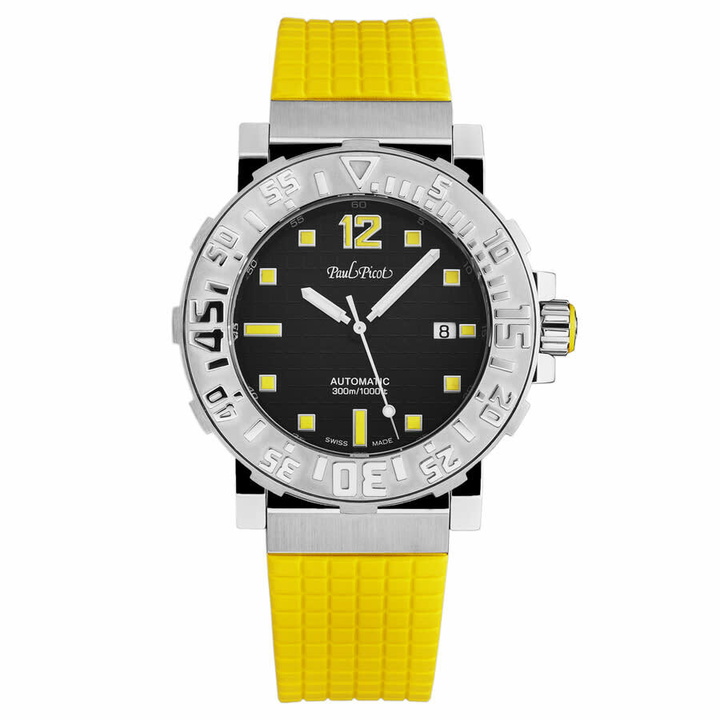Photo: Paul Picot C-Type Automatic Chronometer Black Dial Mens Watch P4118.SNGN.3012