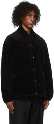 Jil Sander Black Sport Corduroy Jacket