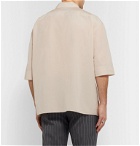 Lemaire - Camp-Collar Printed Voile Shirt - Neutrals
