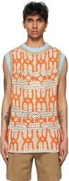 NAMESAKE Tan Omari Crochet Vest