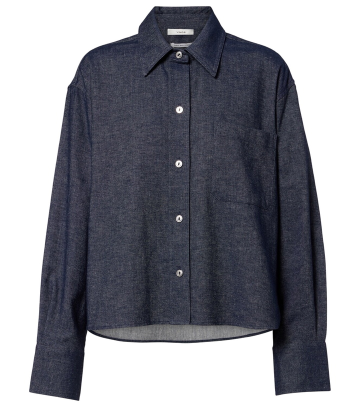 Photo: Vince Cotton and linen chambray shirt