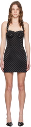 Dolce&Gabbana Black Polka Dot Minidress