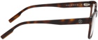 ZEGNA Tortoiseshell Rectangular Glasses