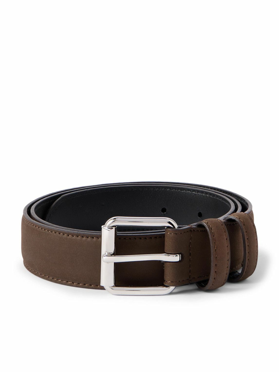 A.P.C. - 2.5cm Nubuck Belt - Brown