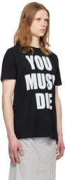 Ashley Williams Black 'Die' T-Shirt