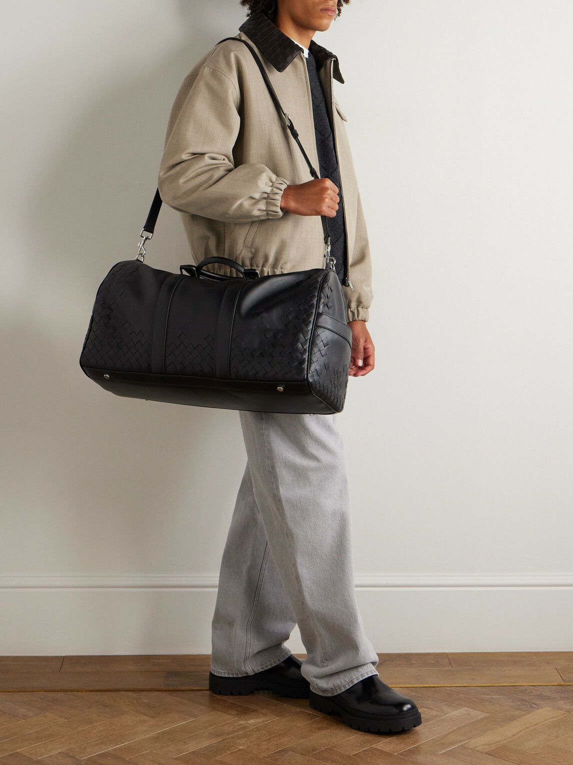 Bottega Veneta - Intrecciato Leather Weekend Bag