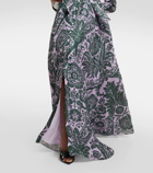 Carolina Herrera Belted silk gown