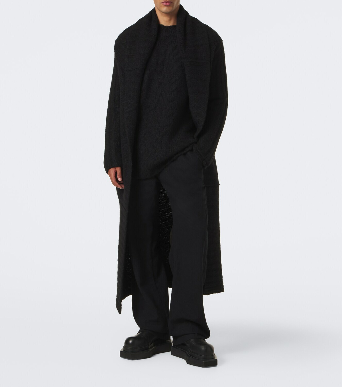 Rick Owens Dafne cashmere and silk cardigan