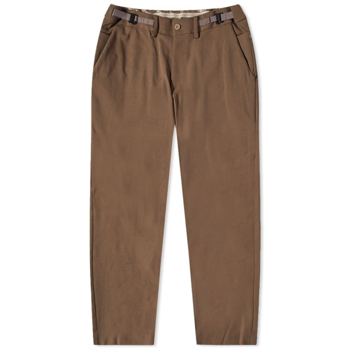 Photo: F/CE. Men's Traveller Tapered Pant in Brown