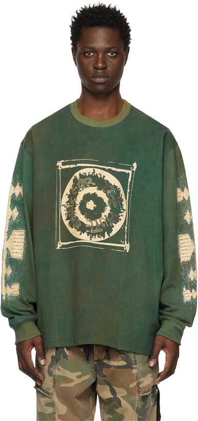 Photo: Song for the Mute Green Orbit Sand Sweatshirt