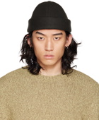 Jil Sander Green Rolled Brim Beanie