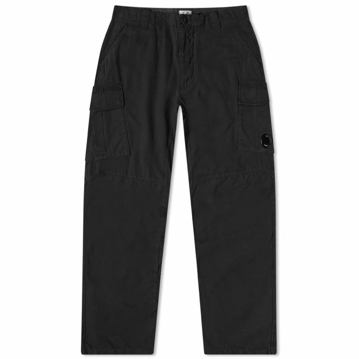 Photo: C.P. Company Men's Twill Cargo Pant in Black