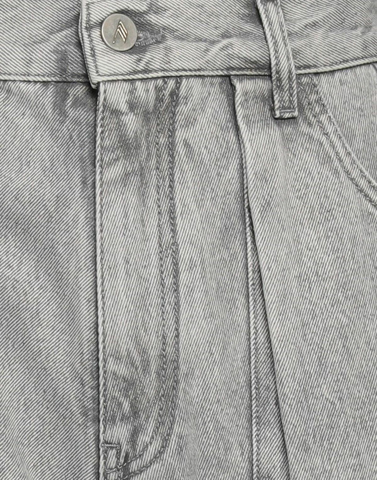 The Attico Womens Jeans in Grey