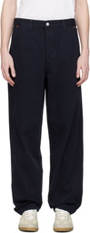 DOCUMENT Navy Non Fade Denim Painter Jeans
