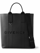 Givenchy - G-Essentials Logo-Print Leather-Trimmed Coated-Canvas Tote Bag