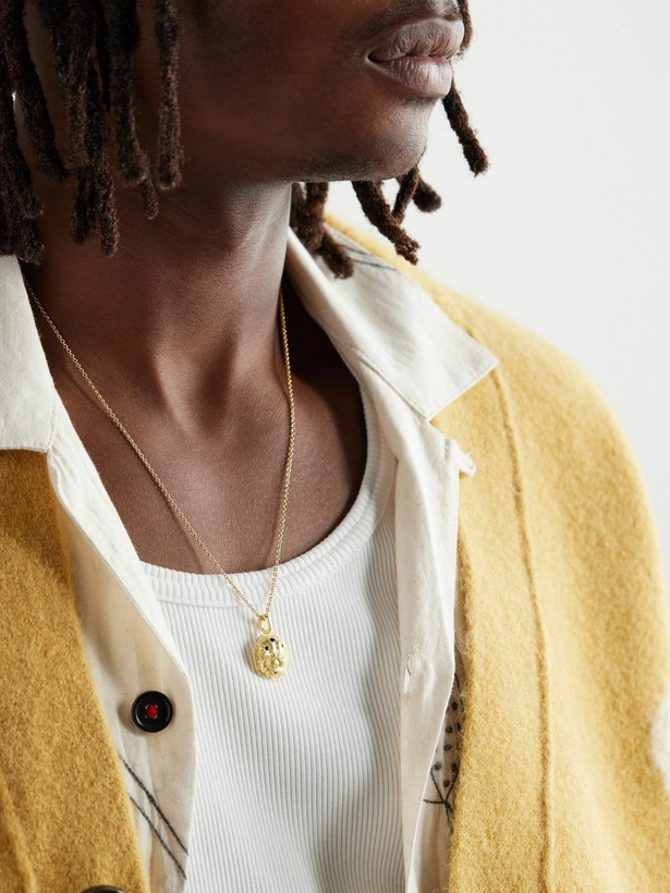 Photo: Elhanati - Star Sign Leo Gold Diamond Pendant Necklace