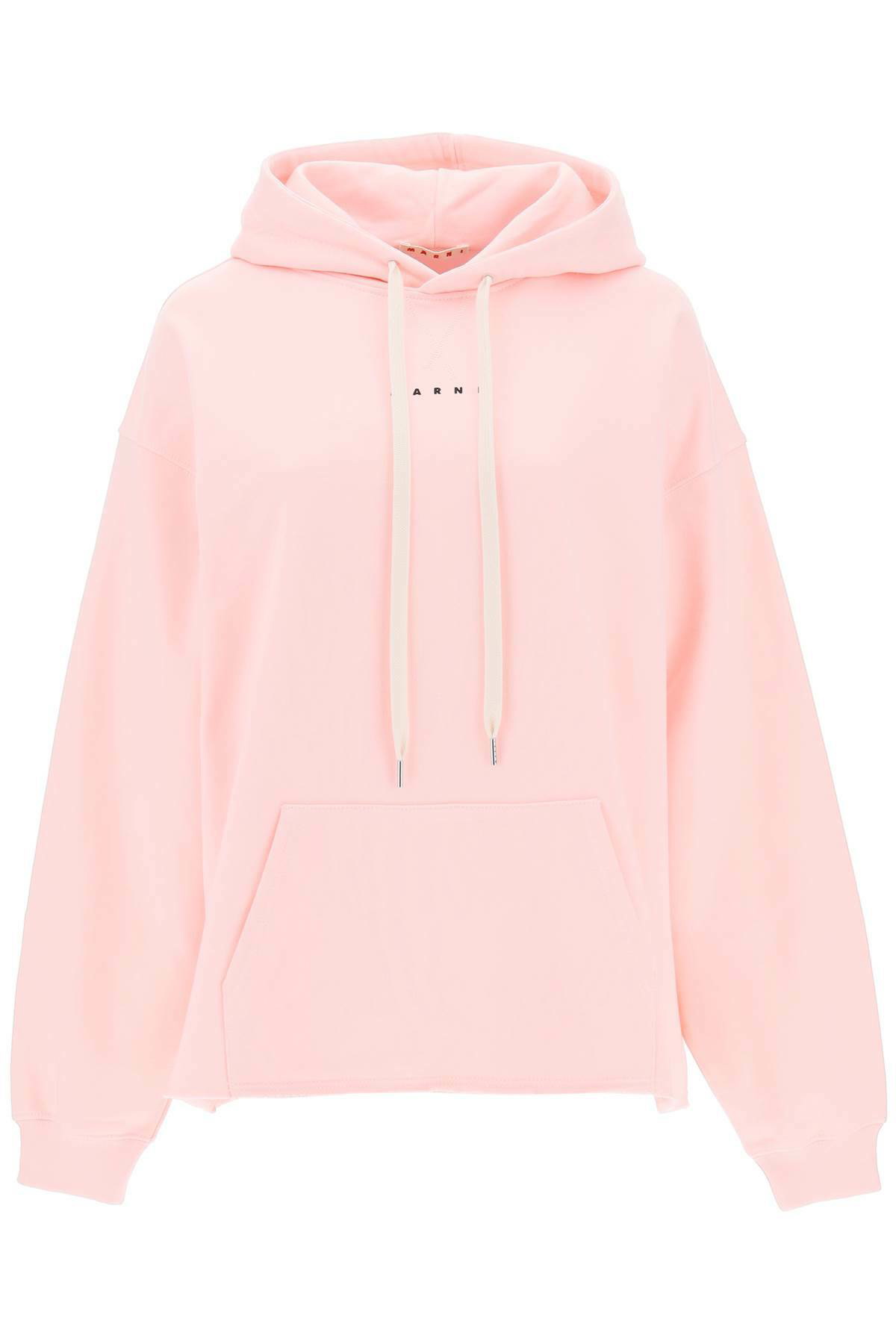 Marni x No Vacancy Inn cropped jersey hoodie Marni