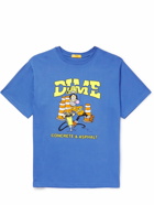 DIME - Logo-Print Cotton-Jersey T-Shirt - Blue