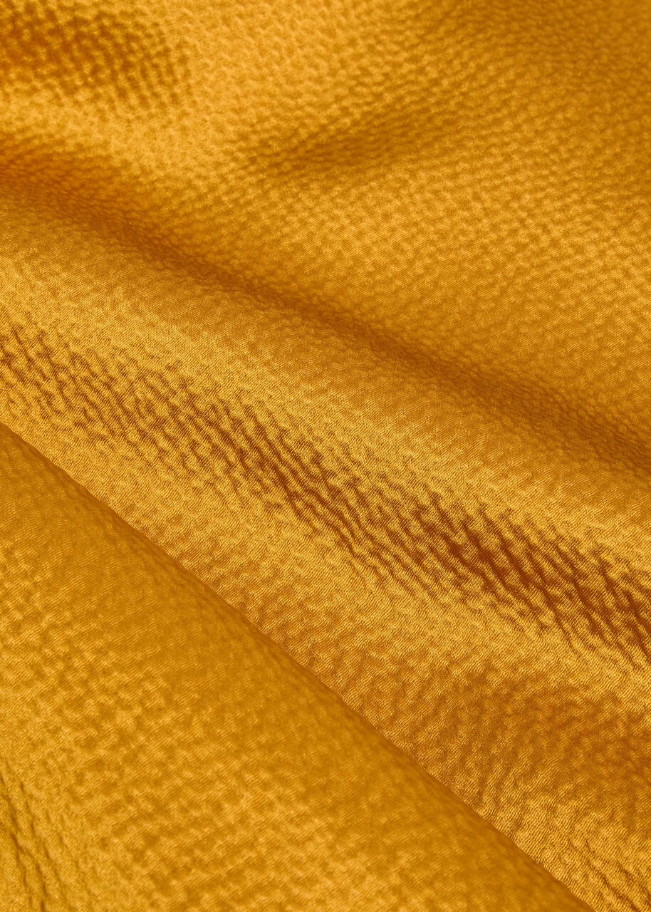 Tove Gio Crinkled Silk Gown Gold