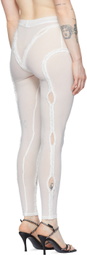 BARRAGÁN SSENSE Exclusive White Xochi Leggings