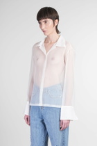 Séfr Willow Shirt Shirt In Beige Polyester