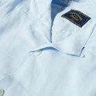 Portuguese Flannel Men's Linen Camp Vacation Shirt in Sky
