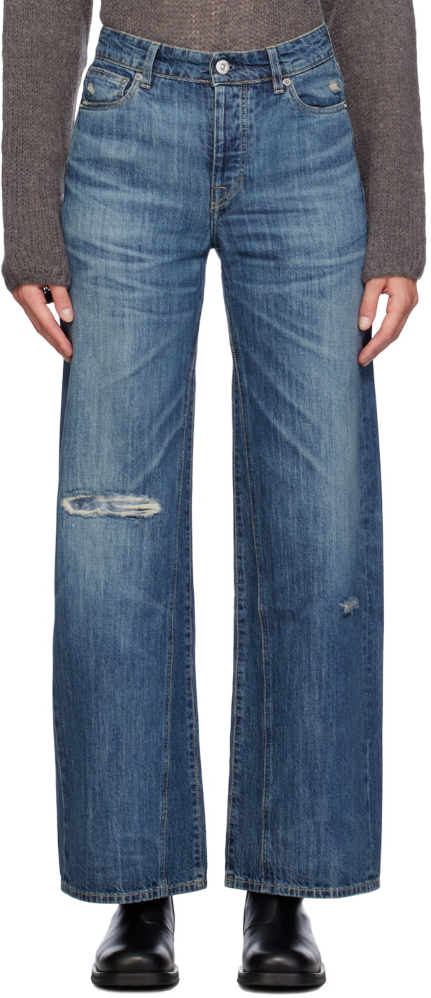 OUR LEGACY Blue Treble Cut Jeans Our Legacy