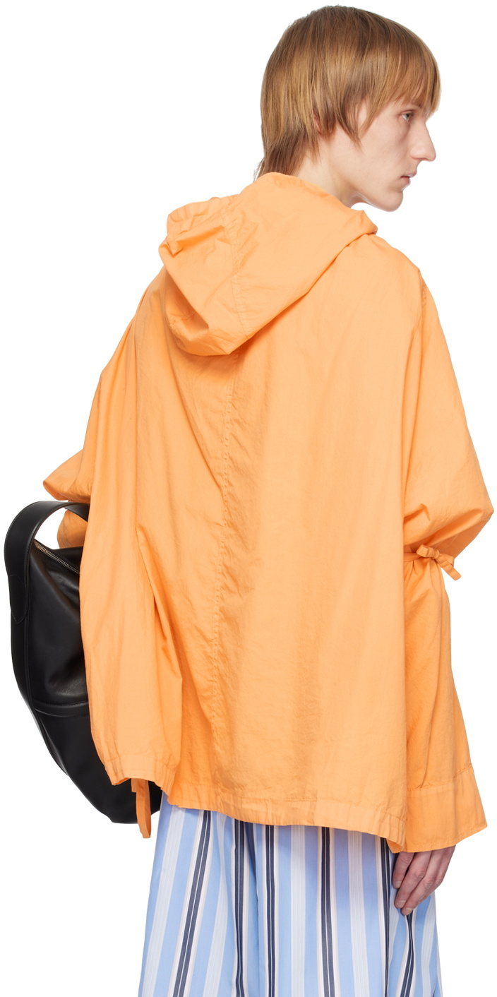 Dries Van Noten Orange Drawstring Jacket Dries Van Noten