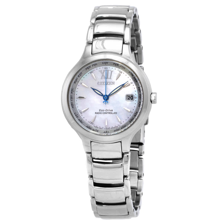 Photo: Citizen Eco-Drive Perpetual World Time Mother of Pearl Dial Ladies Watch EC1170-85D