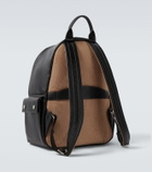 Brunello Cucinelli Logo leather backpack