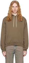 John Elliott Brown Beach Hoodie